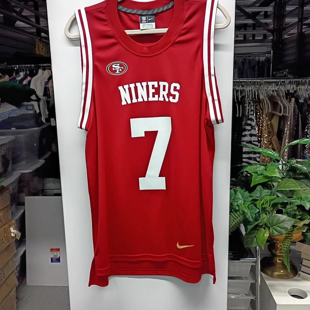 Colin Kaepernick #7 San Francisco 49ers Red Sleeveless Jersey